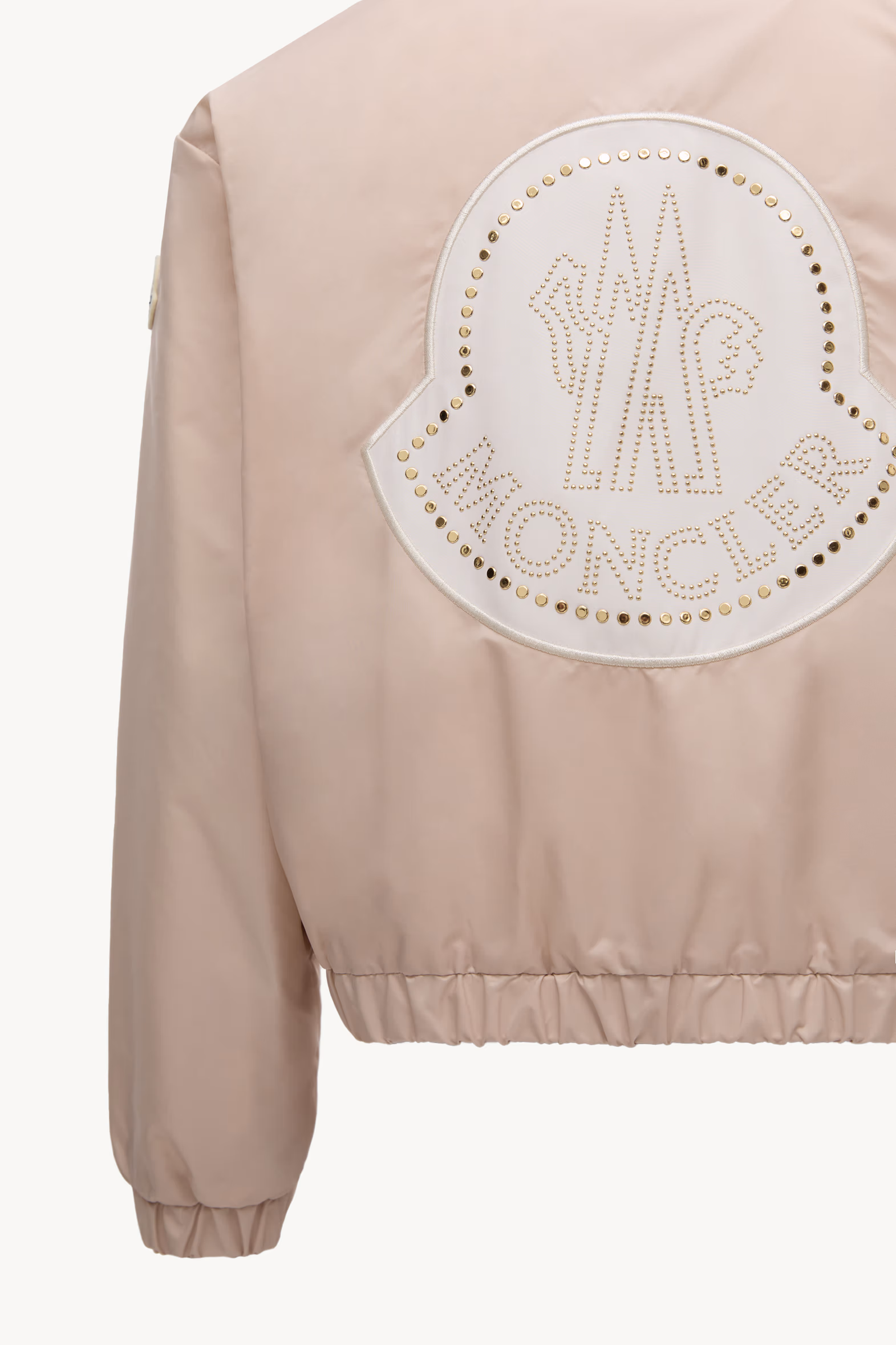 Saria Hooded Rain Jacket Girl Light Beige Moncler 4